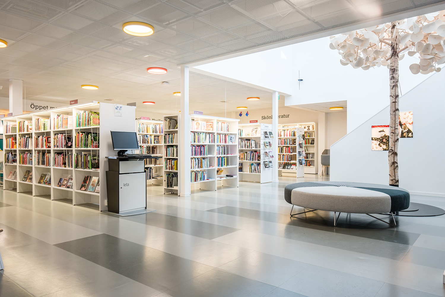 Krokoms Bibliothek, Schweden
