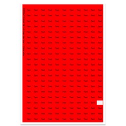 E226013 - 1 Zeile, Arial 14 max. 4 Zeichen