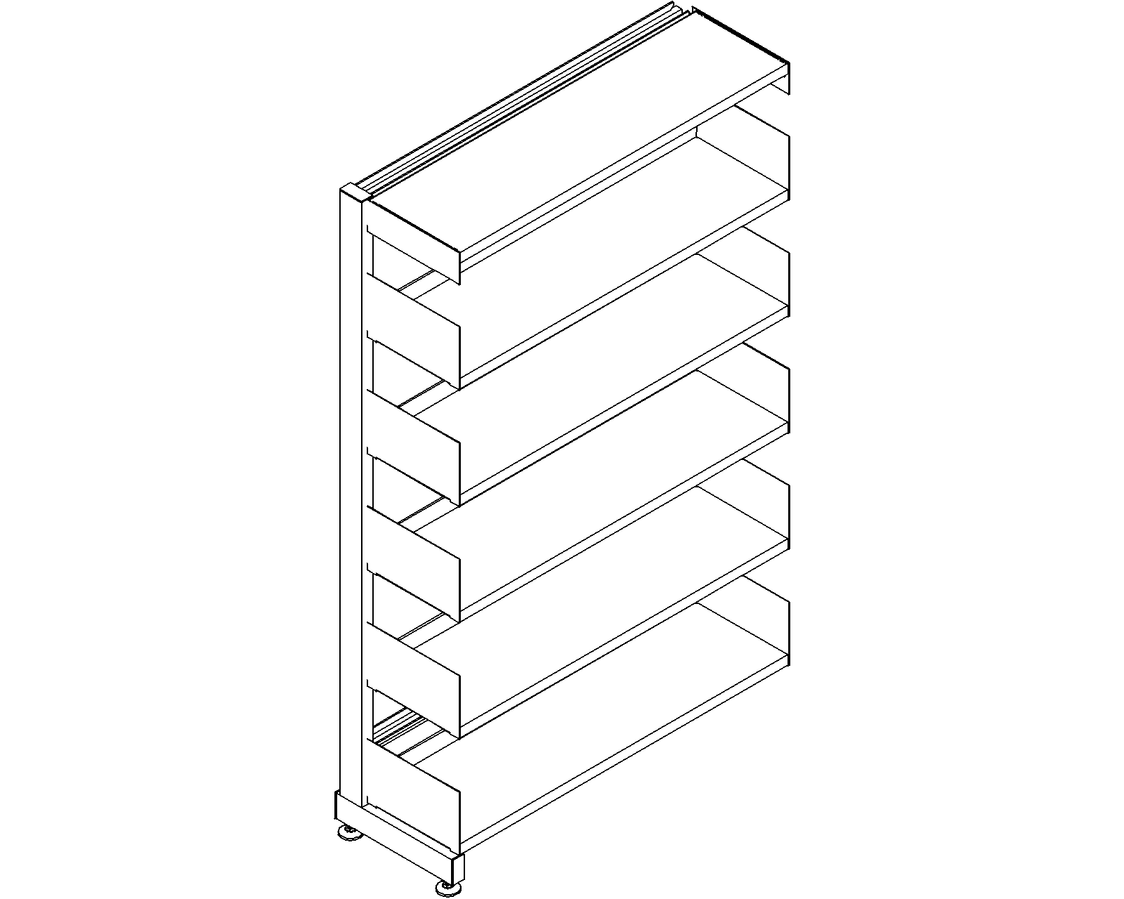 6030 add-on - single-sided - H1520 - D250 - W900 - 3D.dwg